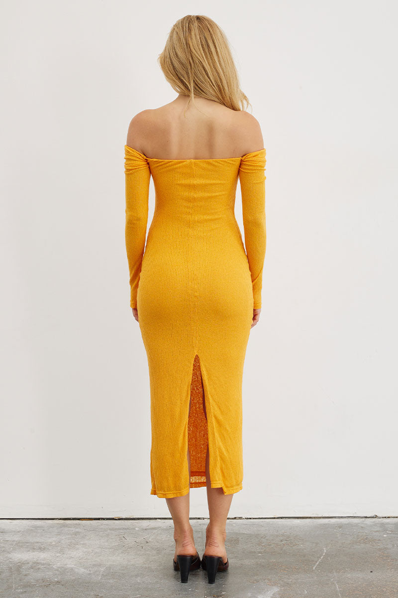 
                  
                    Sovere women's Clothing Sydney Vela knit twist dress Orange
                  
                
