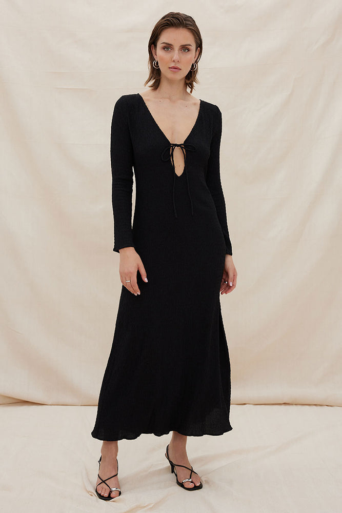 Sovere women's Clothing Sydney Yield Maxi Dress Black