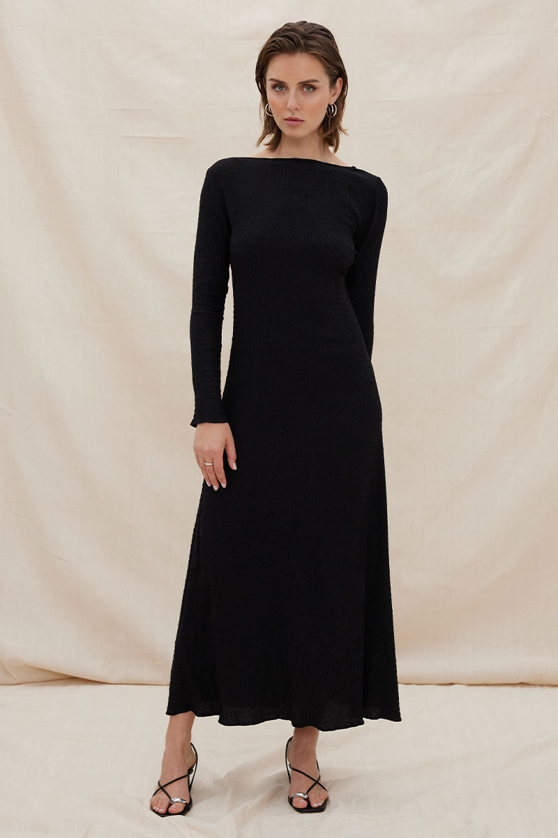 Sovere women's Clothing Sydney Yield Maxi Dress Black