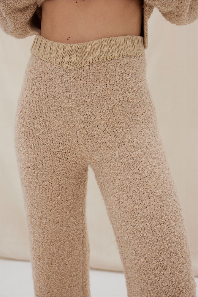 AXIS KNIT PANT - MINK