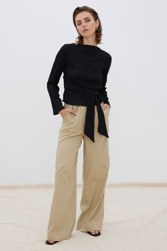 Sovere Studio women's Clothing Sydney Beige pant