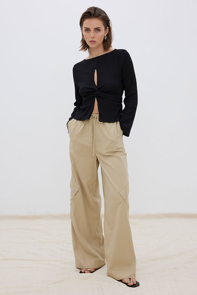Sovere Studio women's Clothing Sydney Beige pant