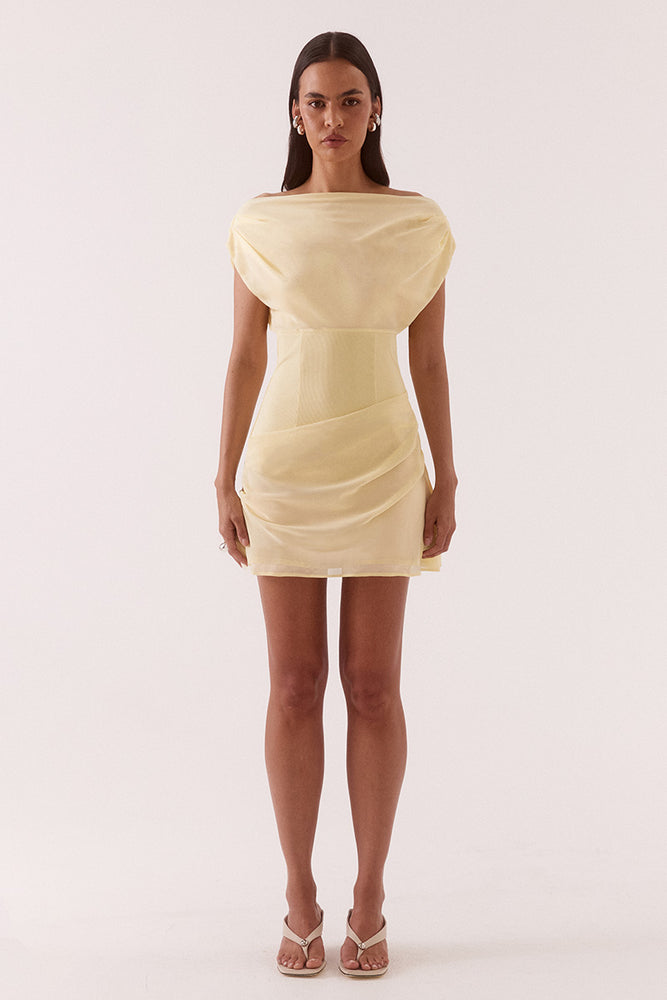 ADA MINI DRESS - BUTTER