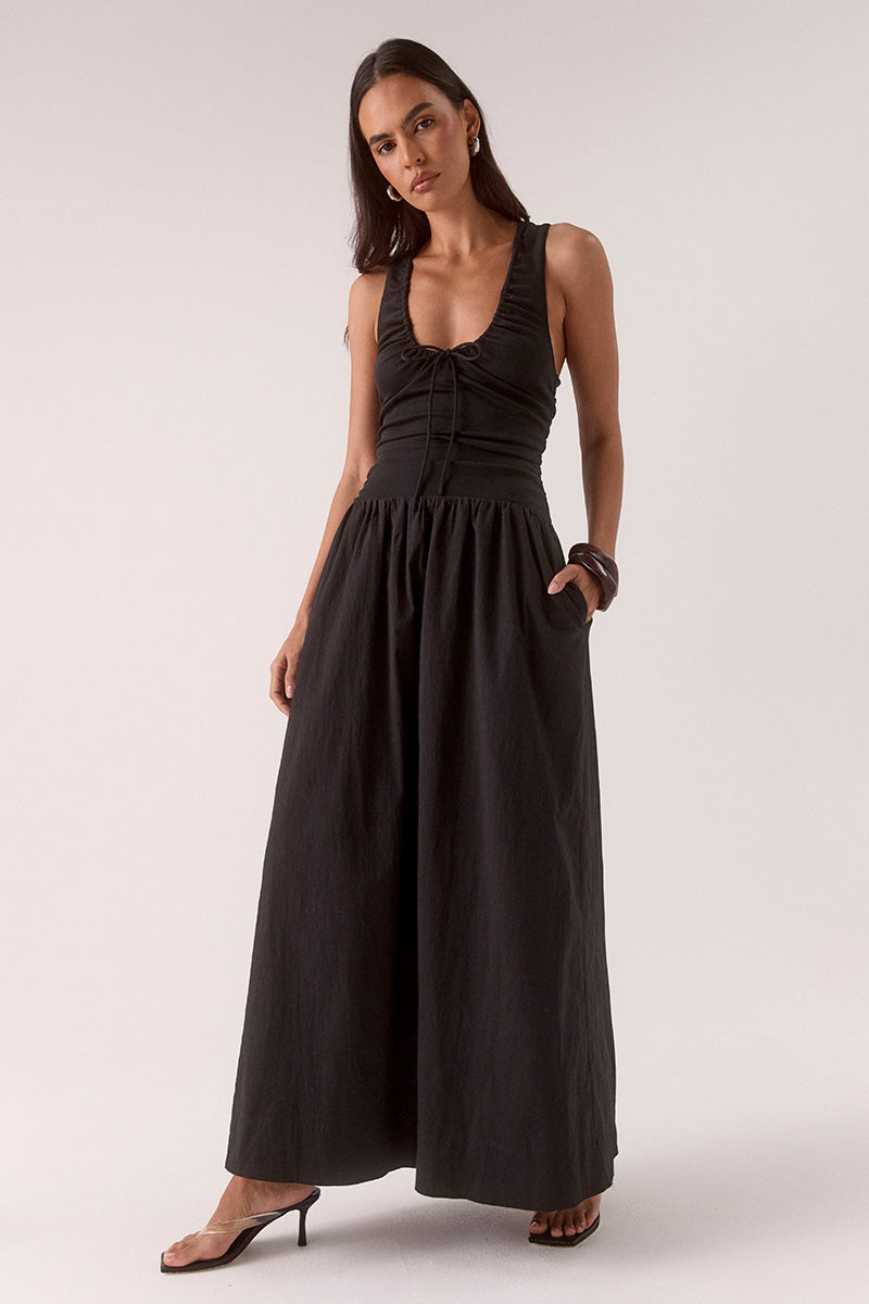 REVE DRESS - BLACK