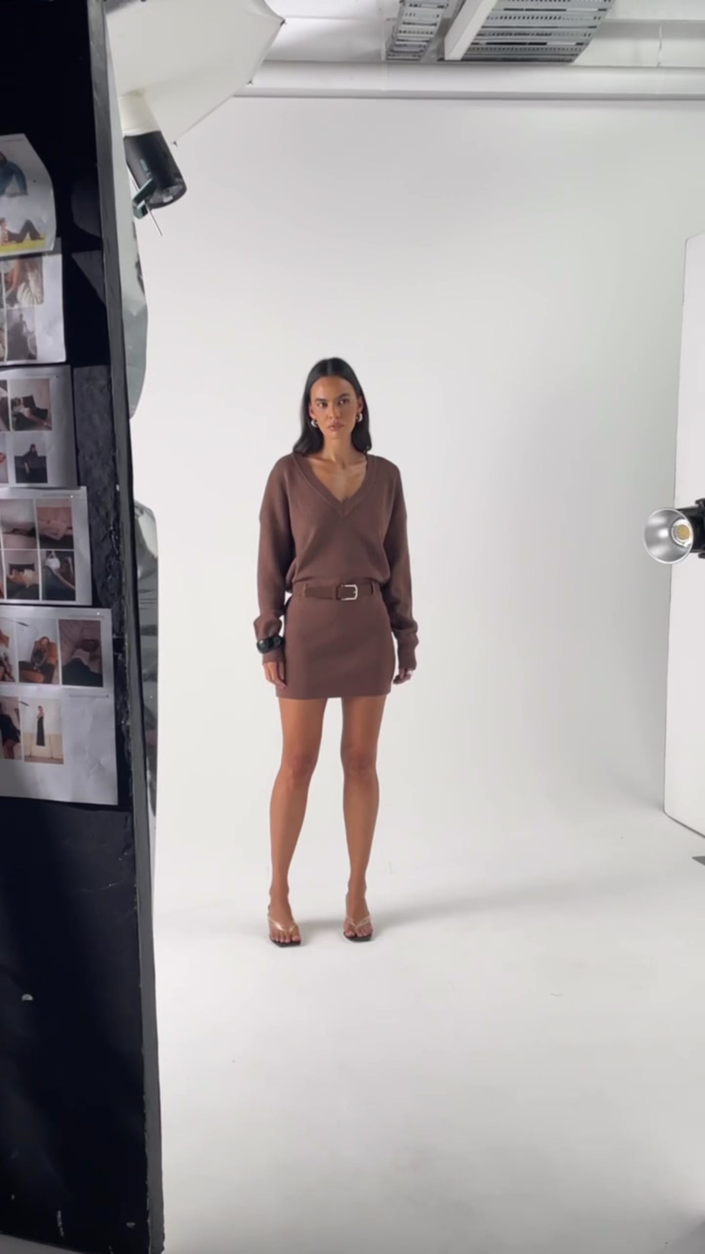 VENICE SWEATER DRESS - MOCHA