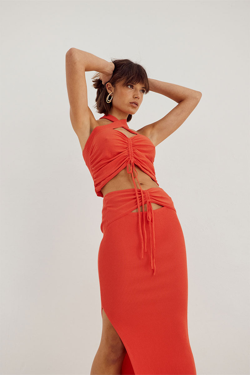
                  
                    Sovere Studio Womens Clothing Sydney Allure Knit Skirt Red
                  
                