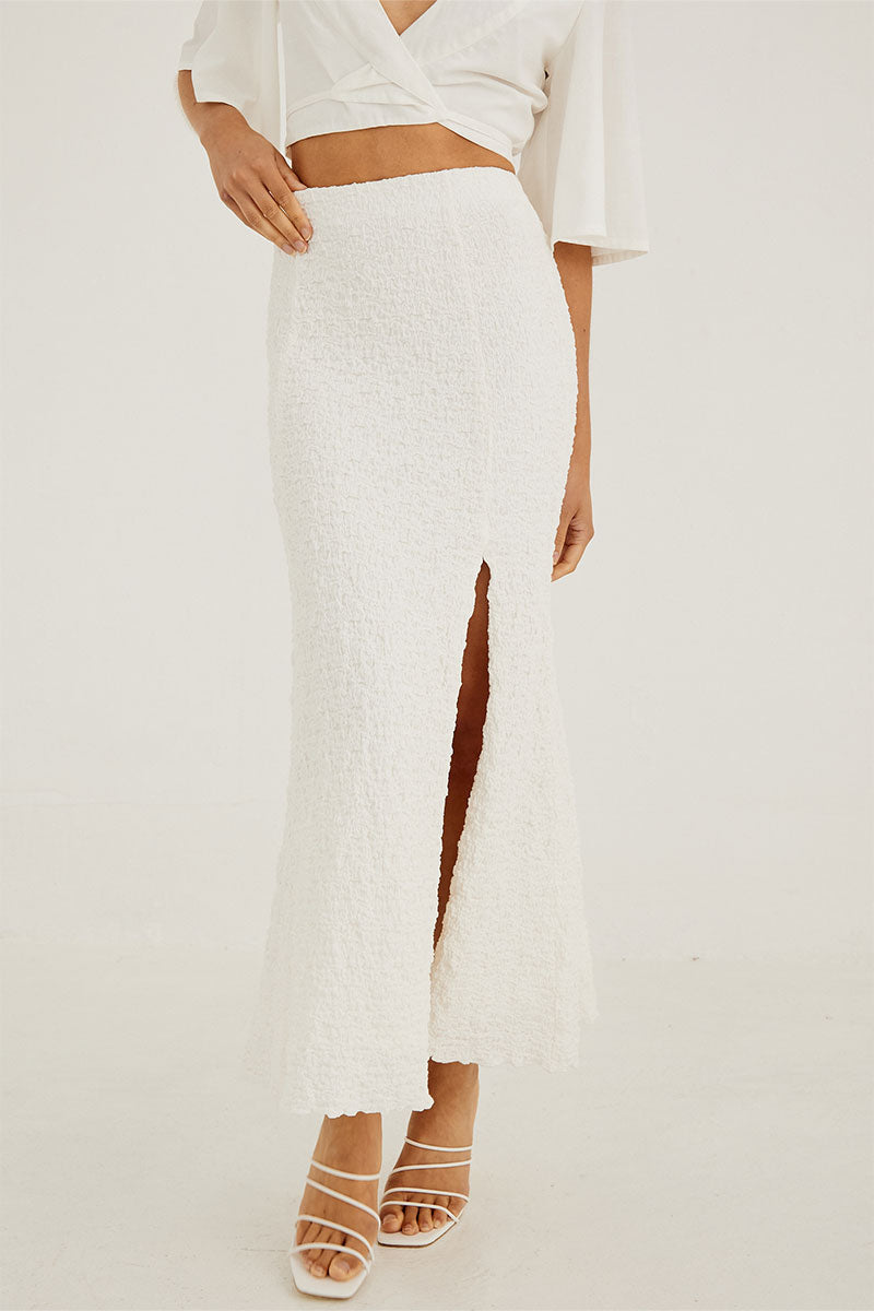 Sovere Studio women's Clothing Sydney Frequency Skirt White