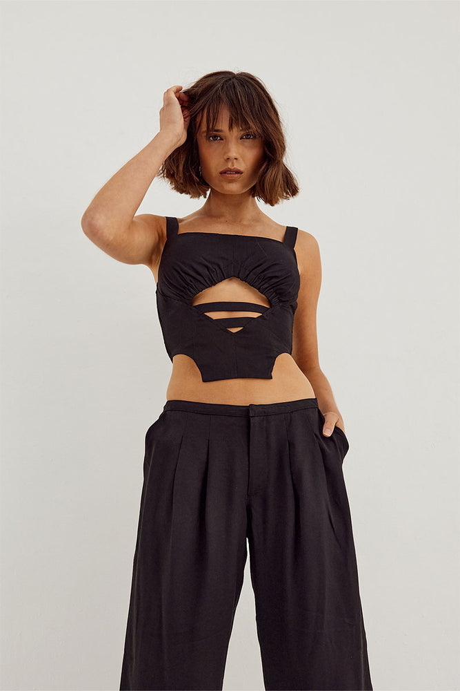 
                  
                    Sovere Studio women's Clothing Sydney Horizon Corset Bustier Black
                  
                