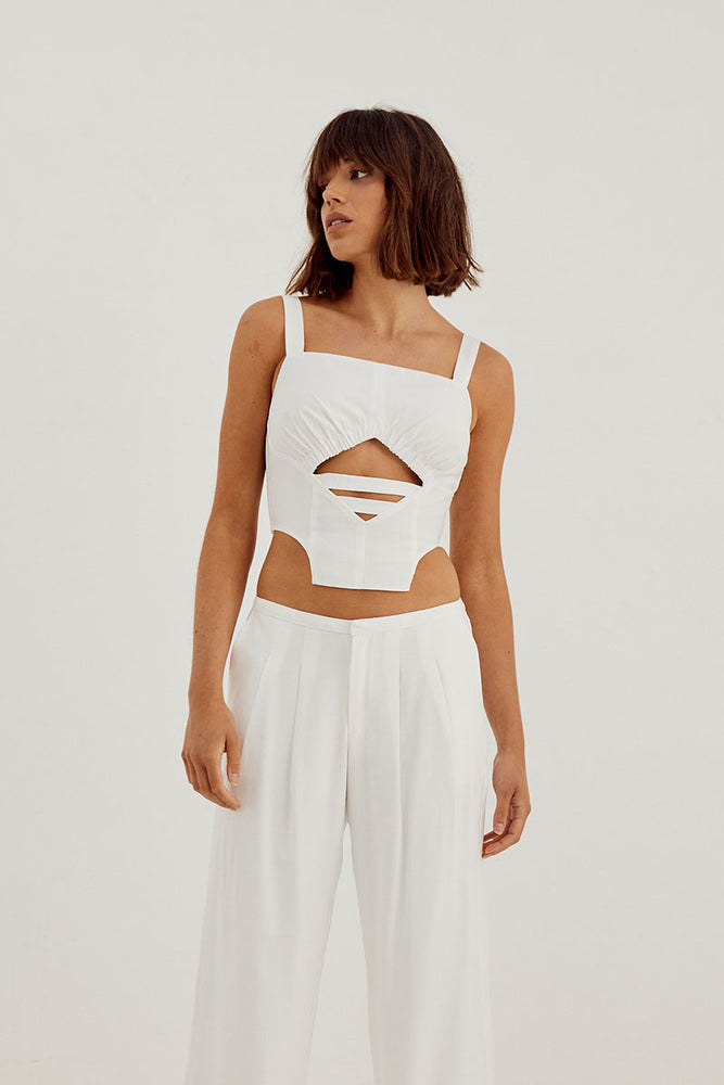
                  
                    Sovere Studio women's Clothing Sydney Horizon Corset Bustier White
                  
                