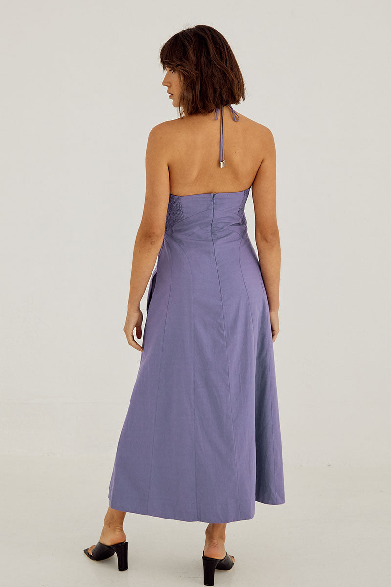 
                  
                    Sovere Studio women's Clothing Sydney Outline Midi Dress Purple
                  
                
