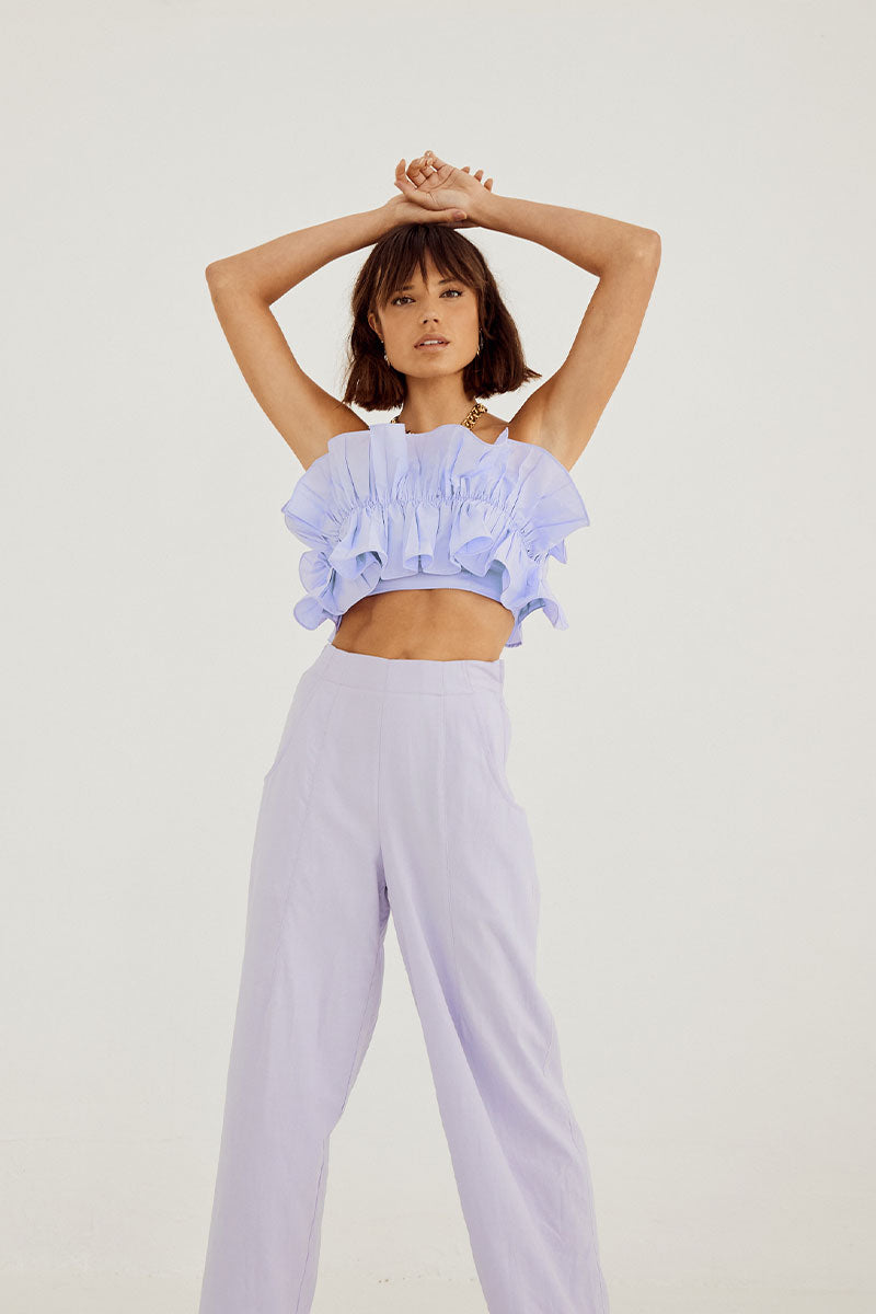 
                  
                    Sovere Studio women's Clothing Sydney Rapture Crop Bodice Purple
                  
                