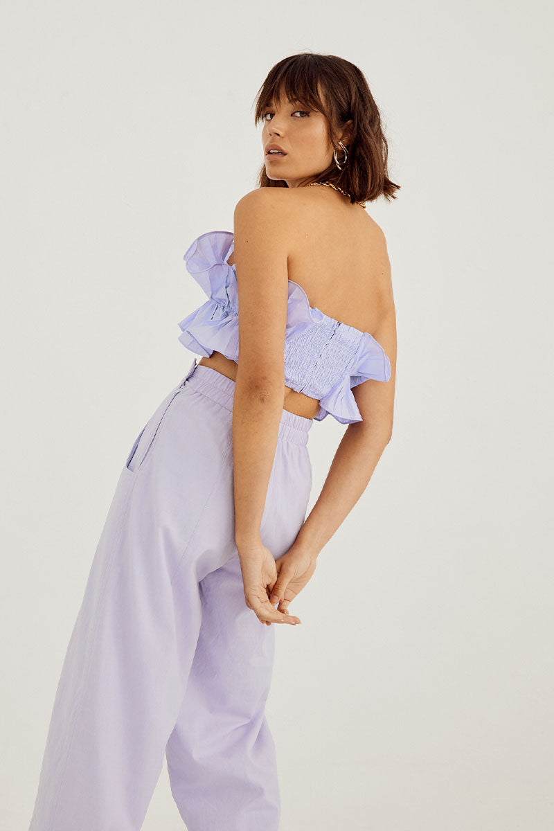 
                  
                    Sovere Studio women's Clothing Sydney Rapture Crop Bodice Purple
                  
                