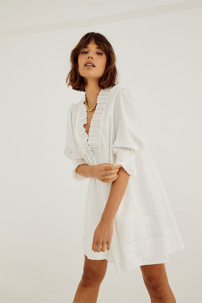 
                  
                    Sovere Studio women's Clothing Sydney Rapture Smock Dress White
                  
                