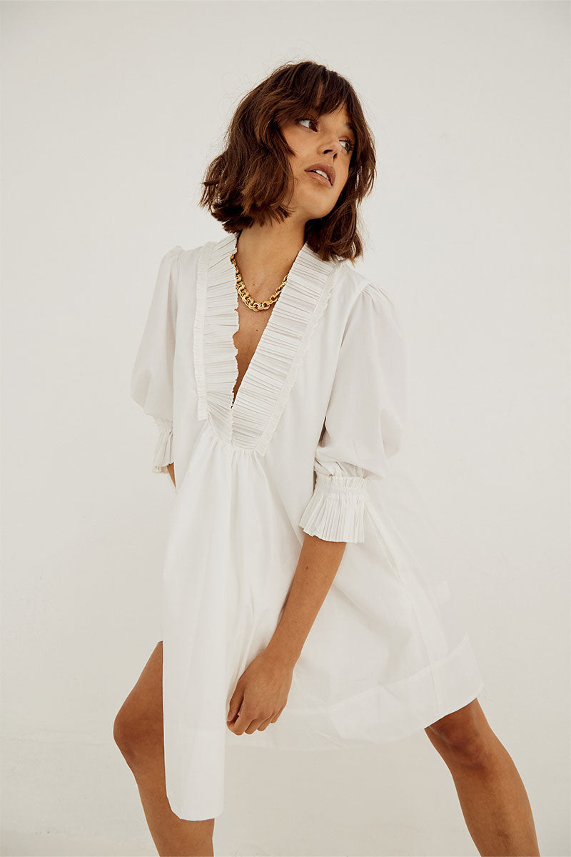 
                  
                    Sovere Studio women's Clothing Sydney Rapture Smock Dress White
                  
                