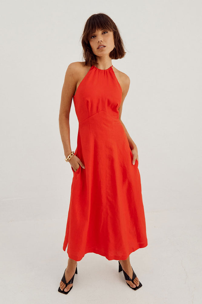 
                  
                        RELISH-HALTER-MIDI-DRESS5  800 × 1200px  Sovere Studio women's Clothing Sydney Relish Halter Midi Dress Red
                  
                