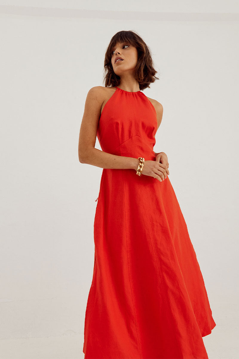 
                  
                        RELISH-HALTER-MIDI-DRESS5  800 × 1200px  Sovere Studio women's Clothing Sydney Relish Halter Midi Dress Red
                  
                