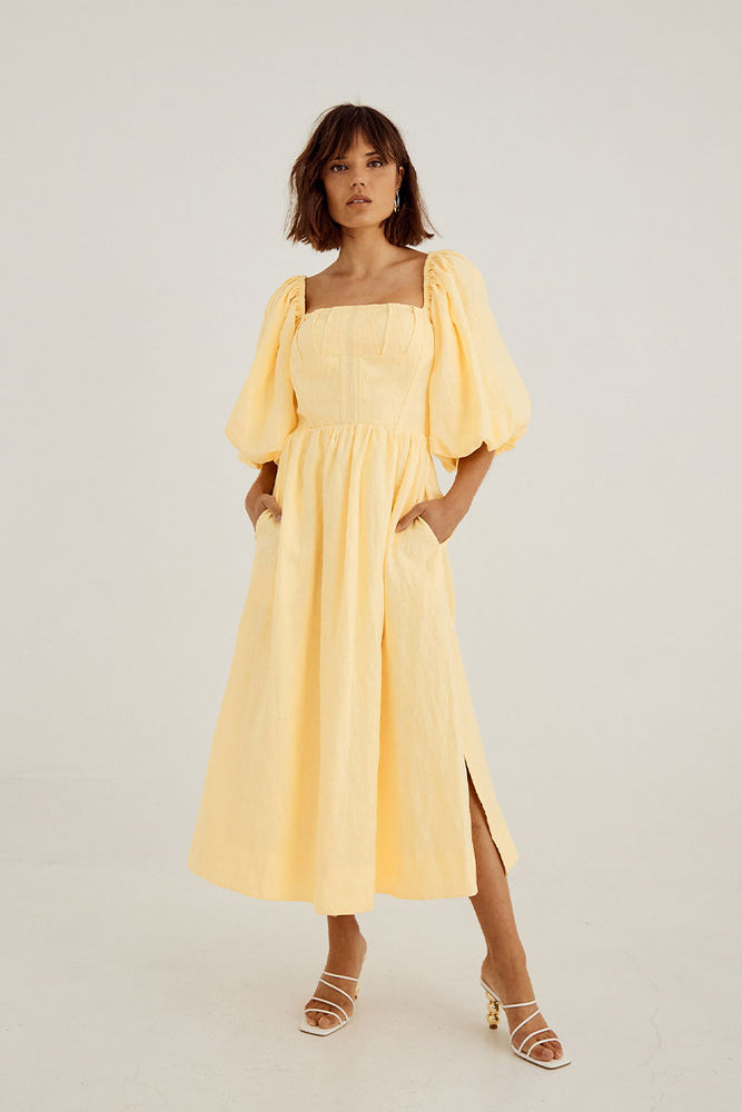 
                  
                    Sovere Studio women's Clothing Sydney Relish Midi Dress Yellow
                  
                