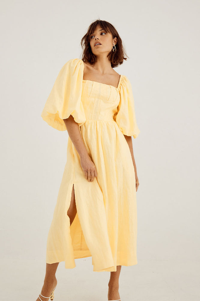 
                  
                    Sovere Studio women's Clothing Sydney Relish Midi Dress Yellow
                  
                