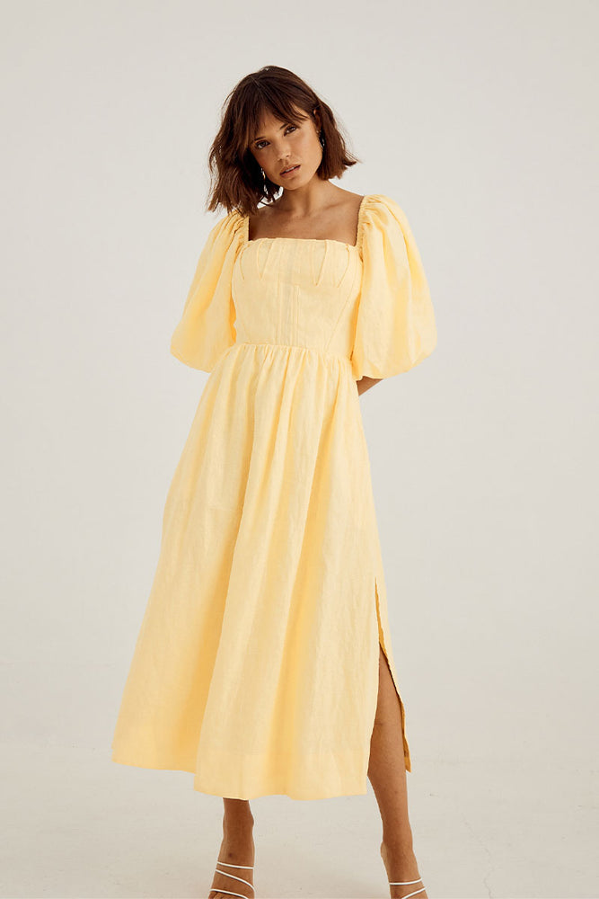 
                  
                    Sovere Studio women's Clothing Sydney Relish Midi Dress Yellow
                  
                