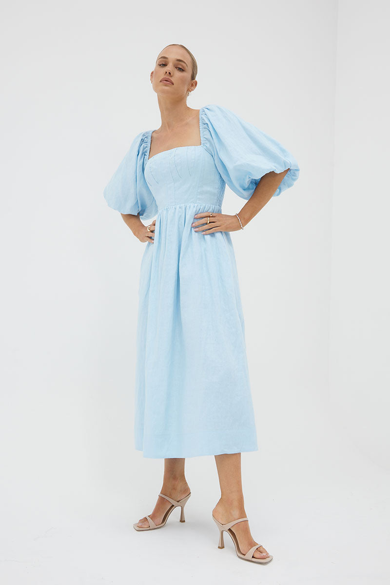 
                  
                    Sovere Studio Womens Clothing Sydney Relish Midi Dress Blue 
                  
                