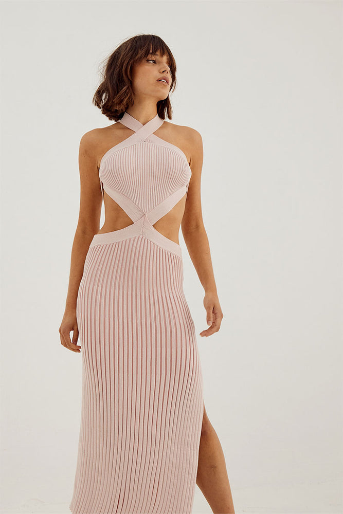 
                  
                    Sovere Studio Womens Clothing Sydney Splice Knit Dress Pink
                  
                