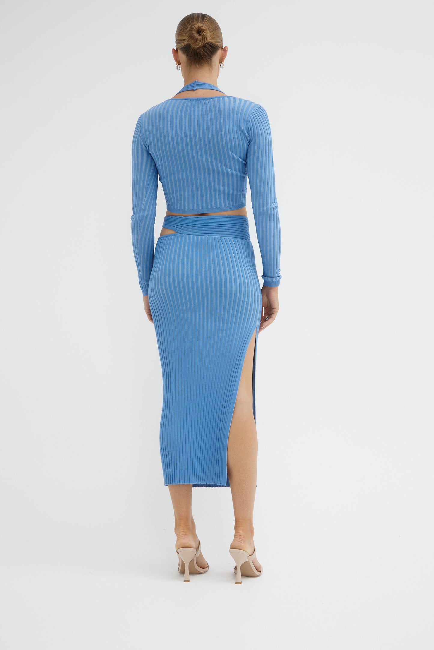 
                  
                    Sovere Studio women's Clothing Sydney Intwine knit Skirt Blue
                  
                