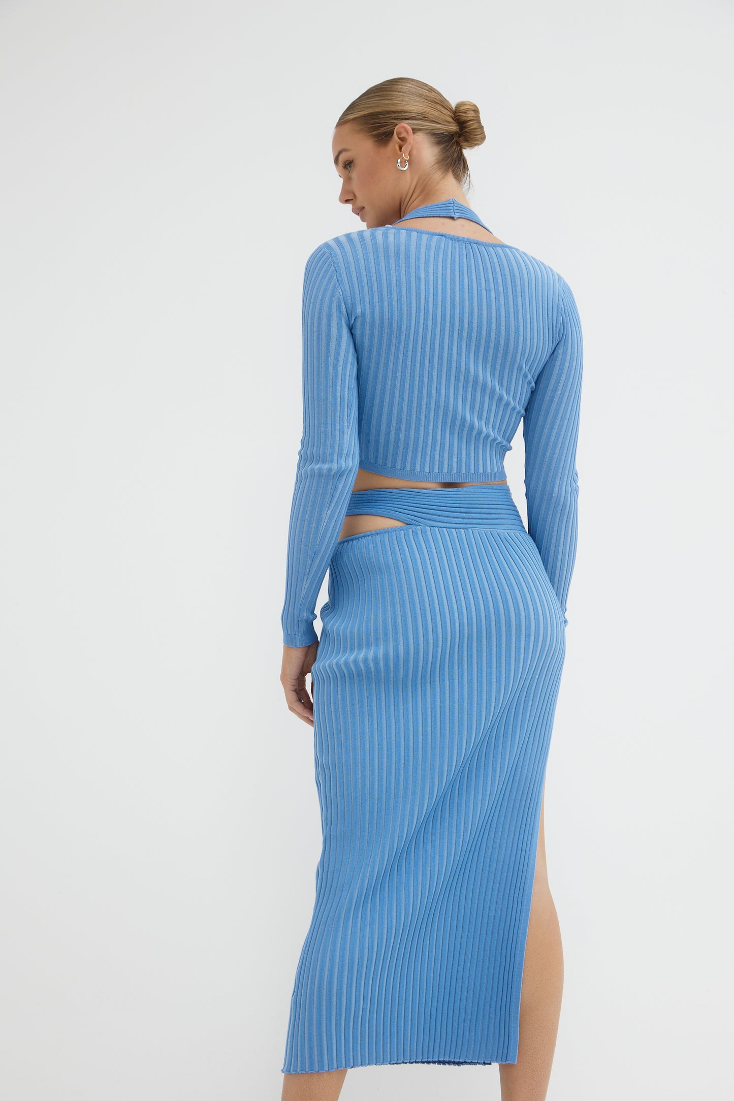 
                  
                    Sovere Studio women's Clothing Sydney Intwine knit Skirt Blue
                  
                