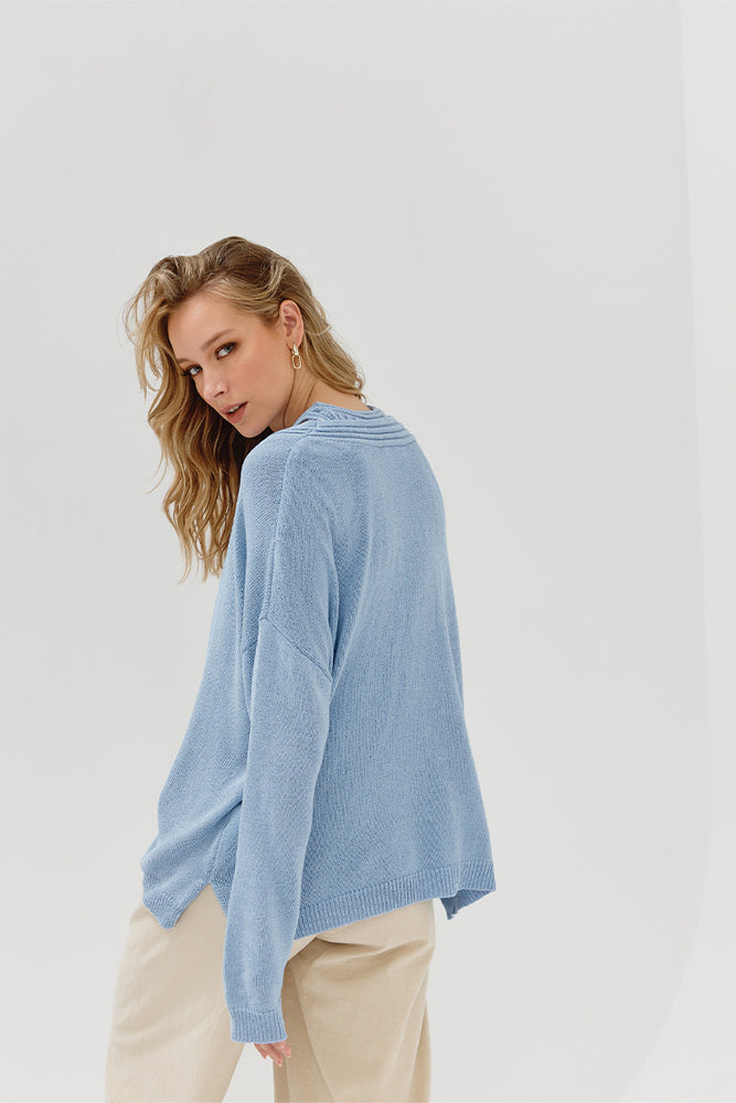 
                  
                    Sovere Studio women's Clothing Sydney Caught Combo Knit Blue
                  
                