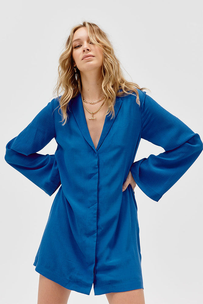
                  
                    Sovere Studio women's Clothing Sydney Blue Mini Dress
                  
                