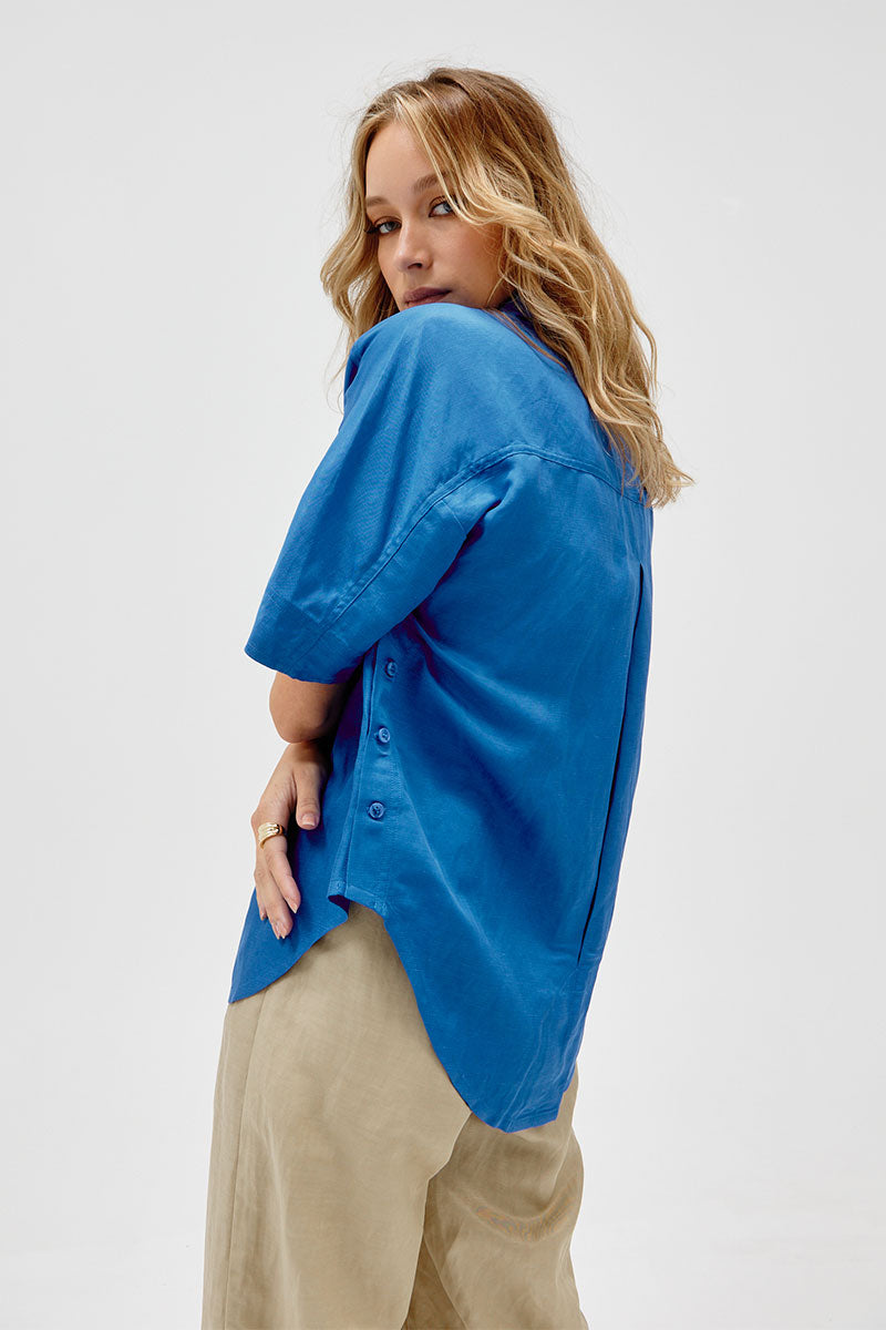 
                  
                    Sovere Studio women's Clothing Sydney Blue Shirt
                  
                