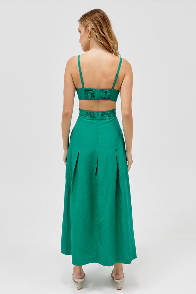 
                  
                    Sovere Studio women's Clothing Sydney Green Midi Dress
                  
                