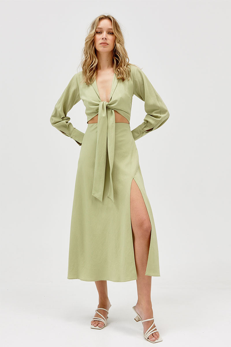 Sovere Studio women's Clothing Sydney Green Dress