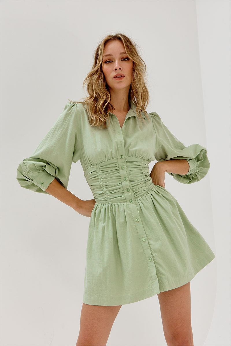 
                  
                    Sovere Studio women's Clothing Sydney Green Mini Dress
                  
                
