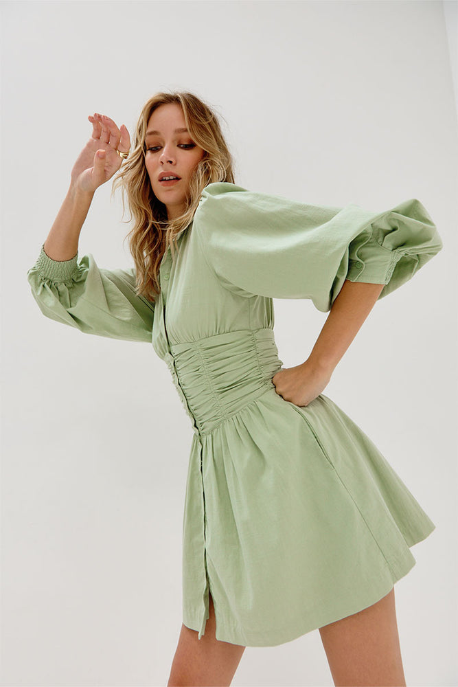 
                  
                    Sovere Studio women's Clothing Sydney Green Mini Dress
                  
                