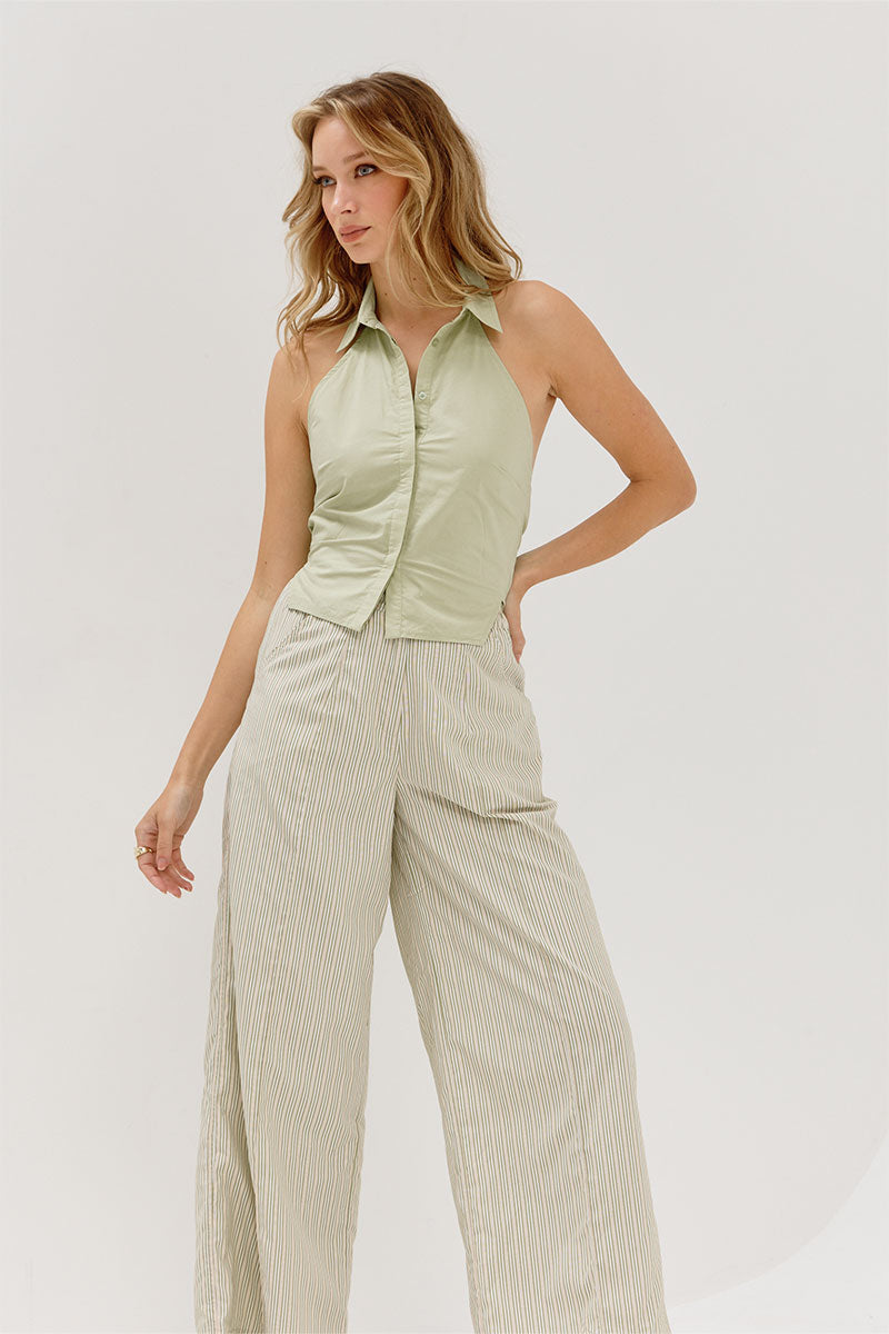 
                  
                    Sovere Studio women's Clothing Sydney green halter top
                  
                