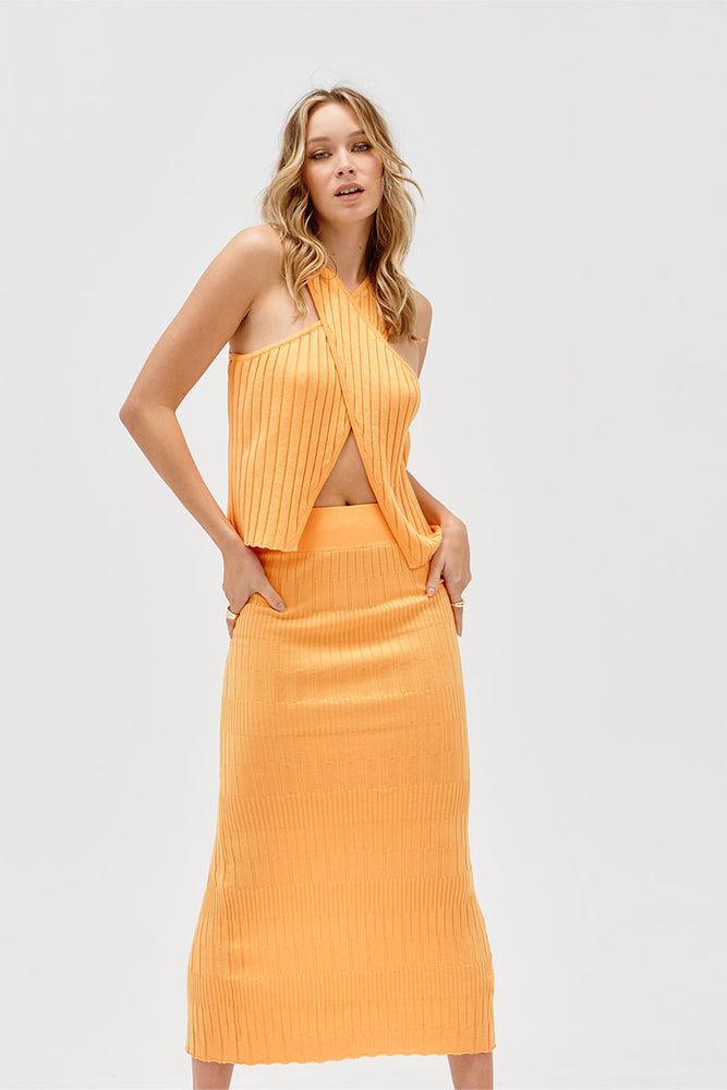 
                  
                    Sovere Studio women's Clothing Sydney Recline Knit Top Orange
                  
                