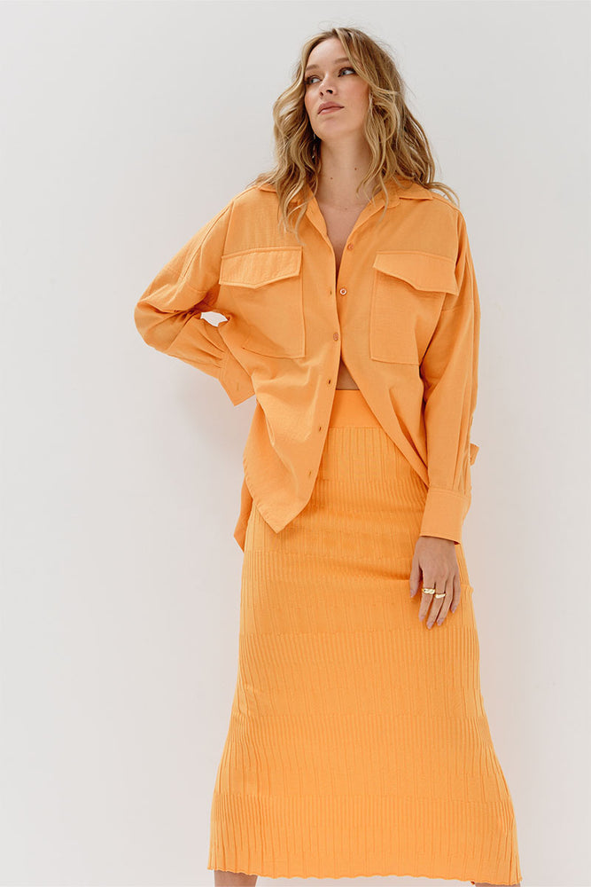 
                  
                    Sovere Studio women's Clothing Sydney Flux Shirt Orange
                  
                