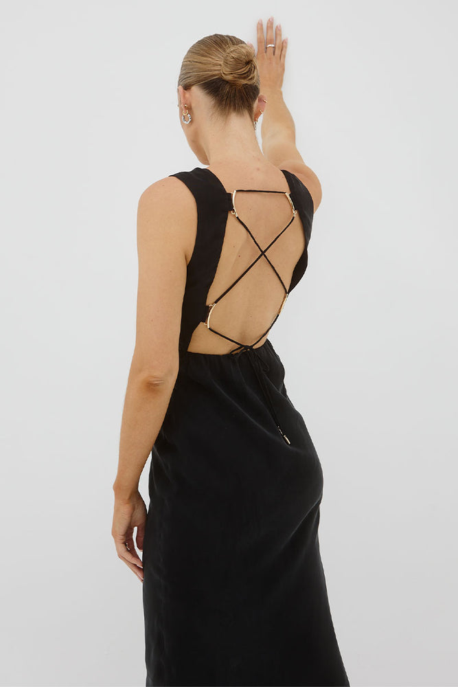
                  
                    Sovere Studio women's Clothing Sydney Arcade Slip Dress Black
                  
                