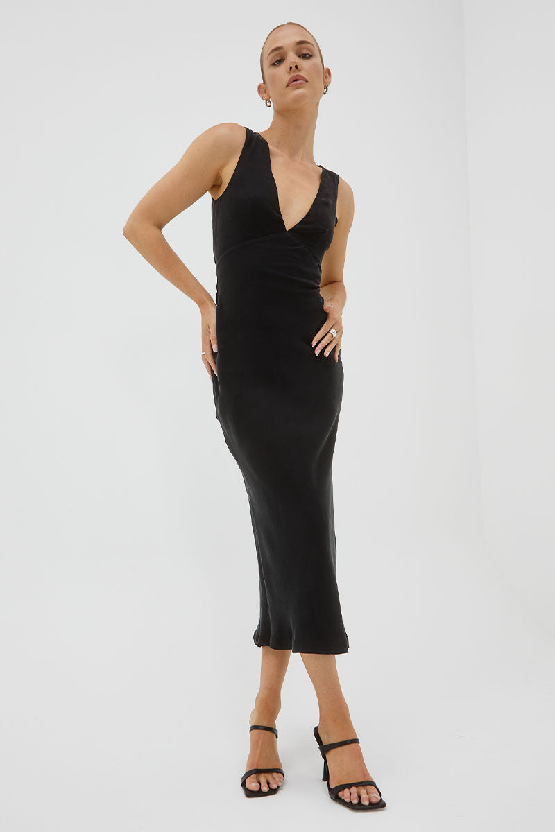 Sovere Studio women's Clothing Sydney Arcade Slip Dress Black