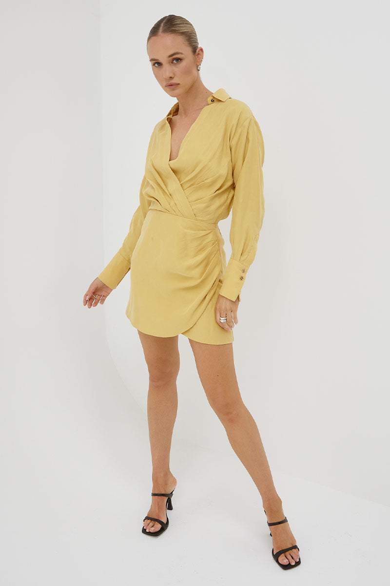 Sovere Studio women's Clothing Sydney Arcade mini dress Yellow