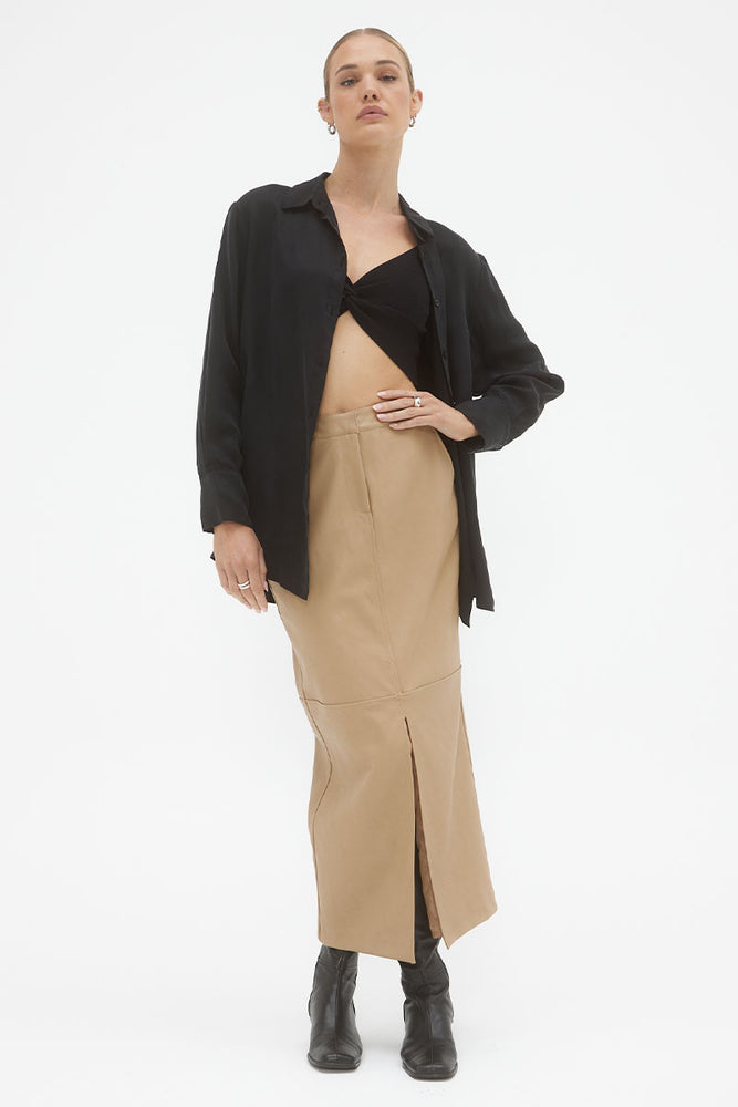 
                  
                    Sovere Studio women's Clothing Sydney Ascend maxi skirt beige
                  
                