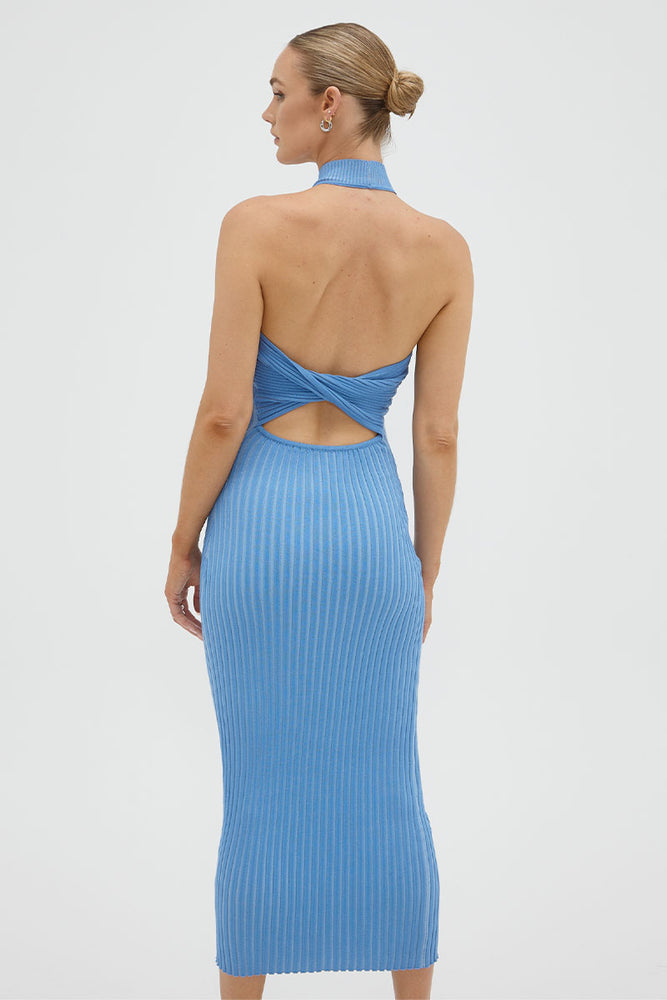 
                  
                    Sovere Studio women's Clothing Sydney Intwine knit dress blue
                  
                