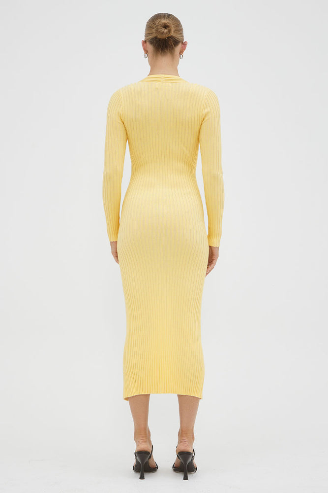 
                  
                    Sovere Studio women's Clothing Sydney Intwine knit dress Yellow
                  
                