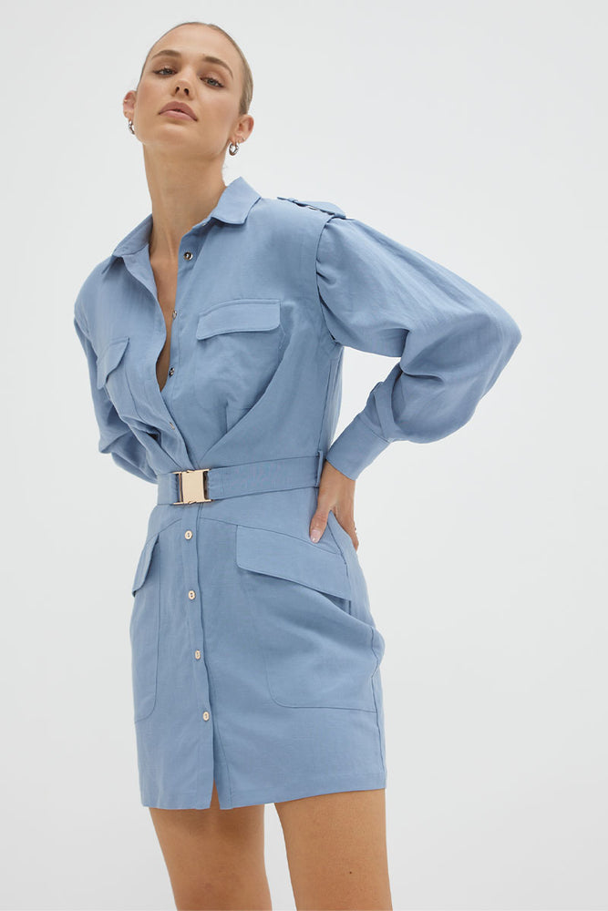 
                  
                    Sovere Studio women's Clothing Sydney Nouvelle Cargo Shirt Dress Blue
                  
                