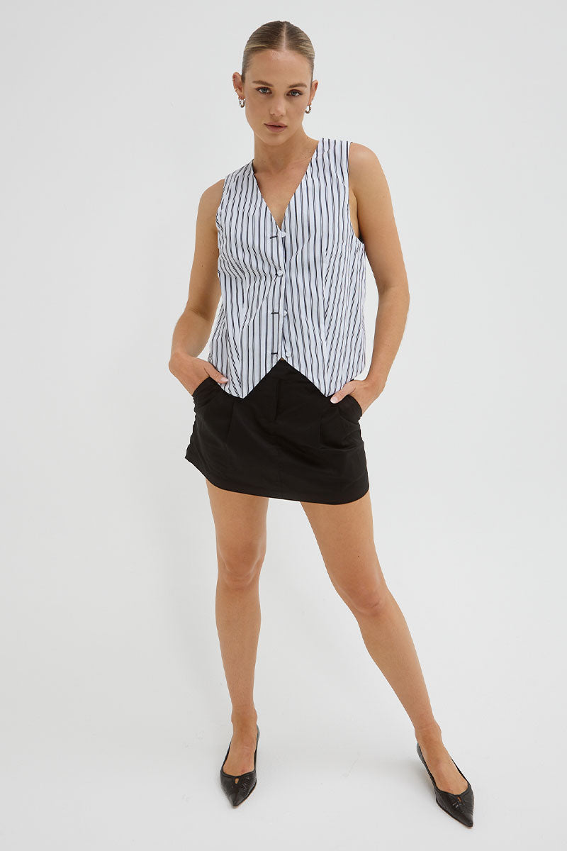 Sovere Studio women's Clothing Sydney Vestige Mini Skirt Black