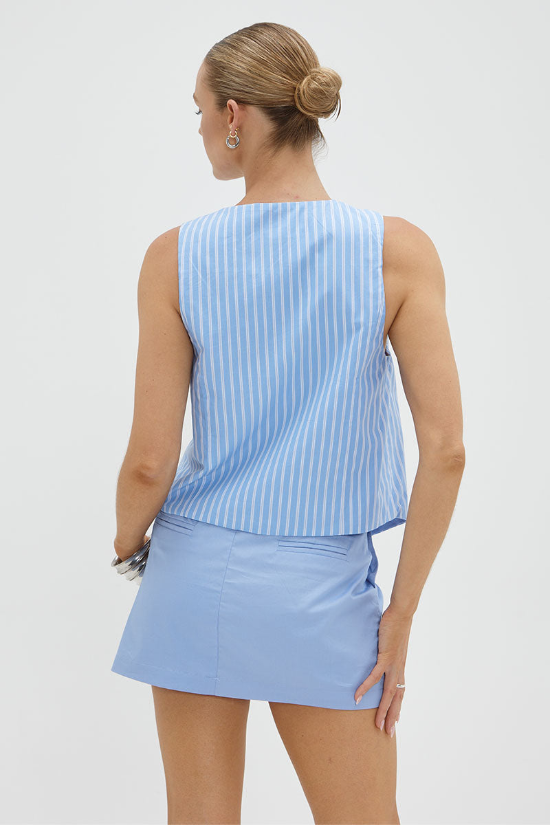 
                  
                    Sovere Studio women's Clothing Sydney Vestige Shirt Blue and white Stripe
                  
                