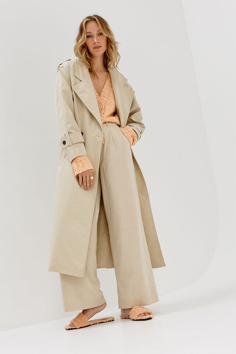 
                  
                    Sovere Studio women's Clothing Sydney Agency Trench coat Beige
                  
                