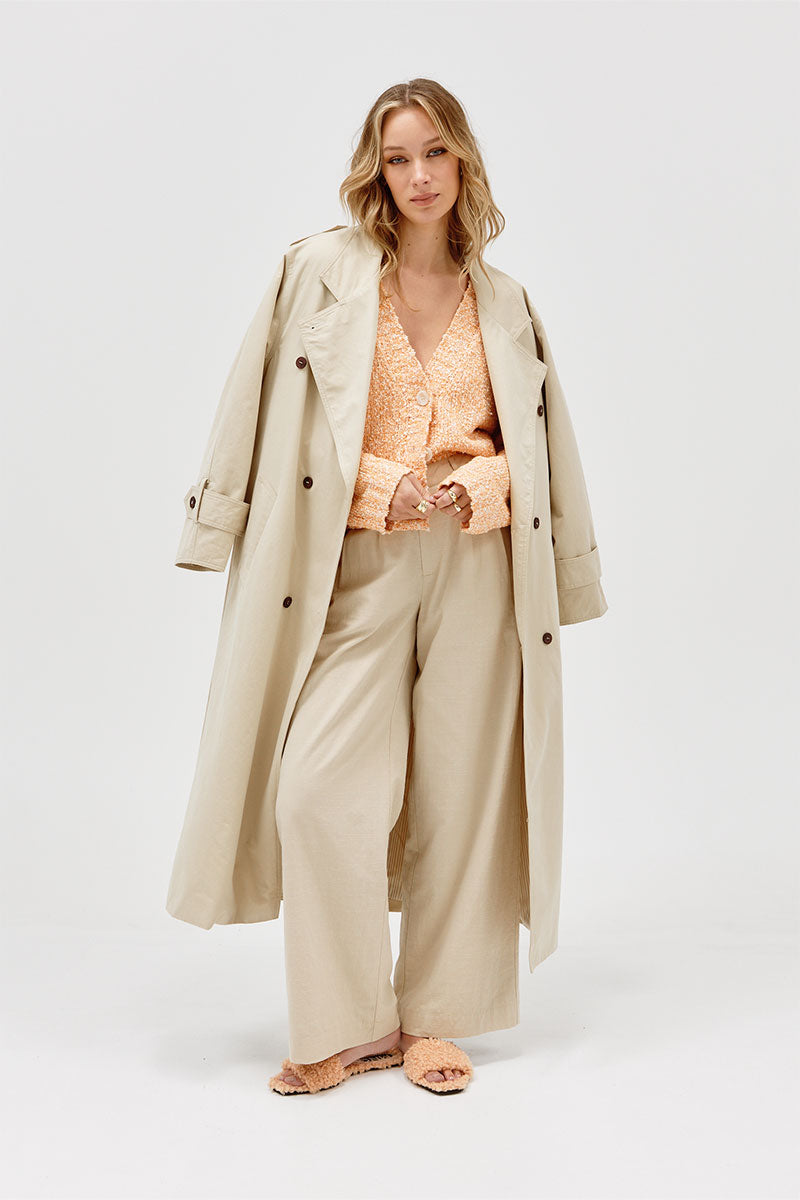 Sovere Studio women's Clothing Sydney Agency Trench coat Beige  