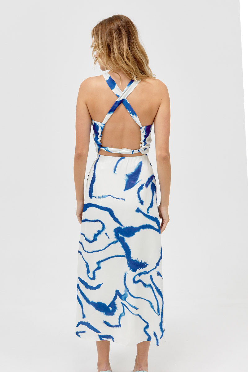 
                  
                    Sovere Studio women's Clothing Sydney Blue Midi Dress
                  
                