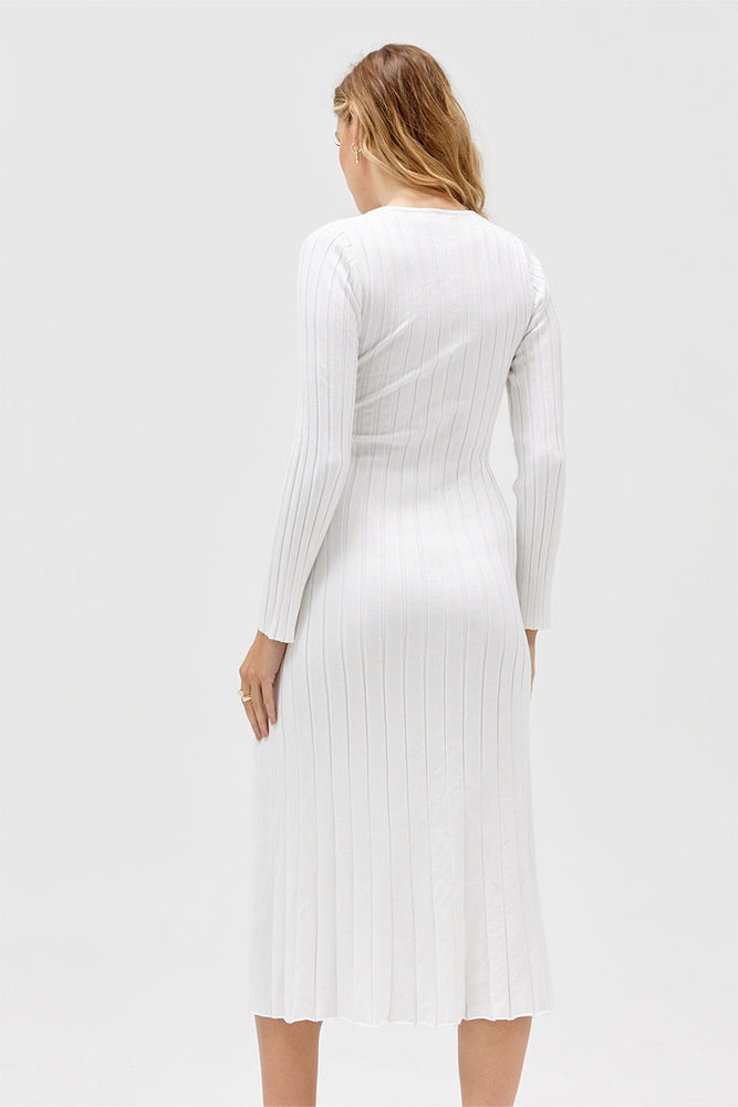 
                  
                    Sovere Studio women's Clothing Sydney Recline Knit Dress White
                  
                